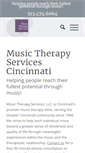 Mobile Screenshot of music-therapy-cincinnati.com