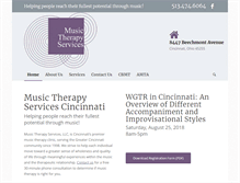 Tablet Screenshot of music-therapy-cincinnati.com